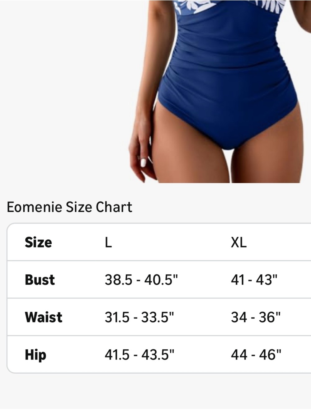 Eomenie Tummy Control Ruched Push Up One Piece Swimsuit Tie Back Bathing Suit - Picture 8 of 11